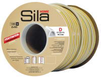 Уплотнитель самоклеющийся Sila (профиль 9х7,4мм, 100м белый) цена за метр 1-ой полосы
