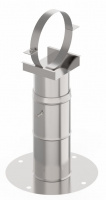 Кронштейн стеновой телескопический 40-75 мм 1,0 мм нерж УМК ф 200