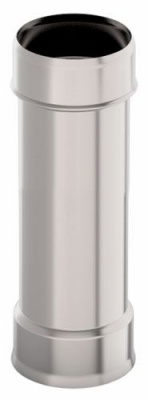 Труба 0,5м 1,0 мм нержавейка УМК ф 200