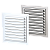 Решетка металлическая МВМ 125 с белый (125х111)
